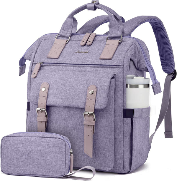 LOVEVOOK Laptop Backpack for Women, 15.6 Inch Teacher Nurse Bag Work Travel
