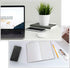LOVEHANDLE Universal Phone Grip - Black Elastic Strap with White Base - Fits Most Smartphones, Mini Tablets