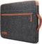 KIZUNA 10 Inch Water-Resistant Laptop Tablet Sleeve Case, Hand Bag for 9.7"-11" iPad Pro, 10.2" iPad, Brown