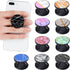 Honoson 9 Pieces Cell Phone Grip Holder, Colorful Self-Adhesive Collapsible Finger Ring for Smartphone and Tablets