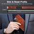 LOHASIC Compatible with iPhone 12 Pro Max Case - Slim Luxury PU Leather Non-Slip Grip Rugged Bumper Shockproof Cover