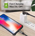 90 Degree USB 3.1 Type C Male Extension Cable 60W & 3A, Right Angled, 0.3M, 2-Pack for Laptop, Tablet & Mobile.