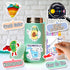 200PCS WAKEMOODEI Science Stickers Bulk, Chemistry Biology Physics Geology Natural Science Stickers for Kids Student