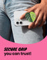 On The Grip OnTheGrip Cute Acrylic Tropical Leaf Design Collapsible Expandible Mobile Phone Grip Stand Holder