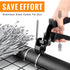 Stainless Steel Cable Tie Gun, Tool for Fastening and Cutting Metal Cable Ties, 150pcs 11.8in UV Resistant Ties