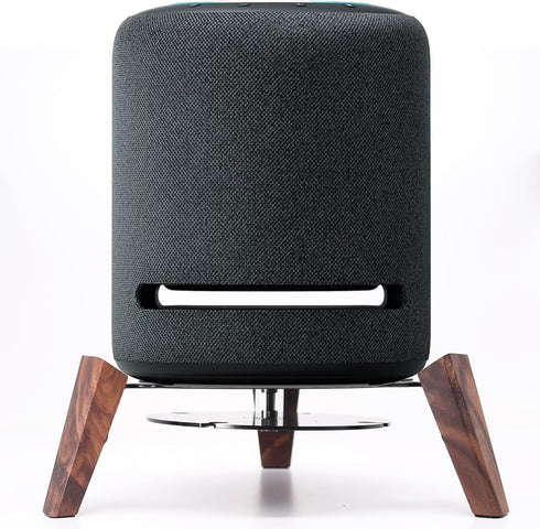 Alloery Wooden Stand for Echo Studio and Homepod 2nd/1st Gen Smart Speaker, Stable