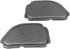 Black Metal Fairing Mesh Front Speaker Grills Cover Trim Replacement For Harley Road Glide FLTR 1998-2013