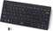 SR Mini Keyboard, 2.4G Wireless Thin Light 78 Keys USB Multimedia Small for PC Computer Laptop (Black)