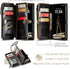 Defencase iPhone 11 Wallet Case, RFID Blocking Card Holder for Women and Men, PU Leather Magnetic Snap Flip Case, Coffee