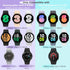 HSWAI 10 Pack No Gap Band for Samsung Galaxy Watch 7 6 5 4 FE 40mm 44mm, Galaxy Watch 5 Pro 45mm for Men Women