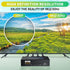 BolAAzuL 4K 1X4 1 4 2ft 3D 1080P 1 4 HDMI Splitter in Out with HDMI Cable Mirror/Duplicate Only, Powered, for Copy