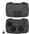 Rii RK707 Backlit 3 in 1 Wireless Game Controller, 62-Key Rechargeable Keyboard Mouse Combo for PC/Raspberry Pi/Android