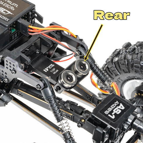 AX24 Set 1/24 AX24 XC-1 RampCrab Invisible Body Shell Mount, Magnetic Body Post for RC Crawler Car Upgrades