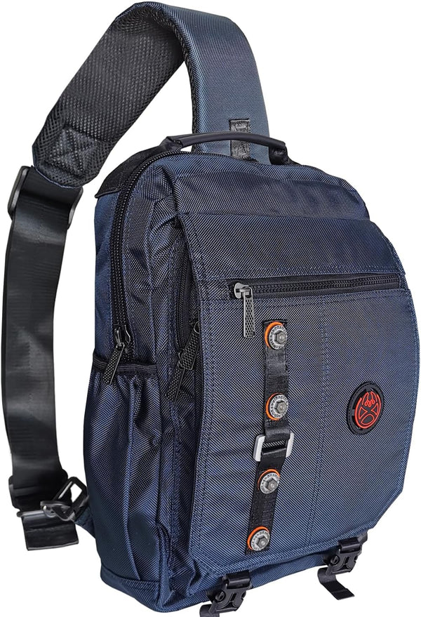 Large Sling Bag Laptop Backpack Cross Body Messenger Bag Shoulder Travel Rucksack