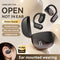 Wireless Earbuds Open Ear Headphones, Air Conduction with LED Power Display, Sport Bluetooth 5.3 Earhooks, Black