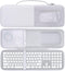 Aenllosi Hard Carrying Case for Apple Magic Keyboard with Numeric Keypad + Magic Mouse + Magic Trackpad