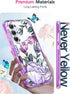 LeYi Dual Layer Exquisite Cute Flower Floral Pattern Full Body Protective Rugged Shockproof Case for Samsung Galaxy