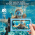JOTO Universal Waterproof Phone Pouch, Cellphone Dry Bag Case for iPhone 15 14 13 12 11 Pro Max, Galaxy S23, Blue