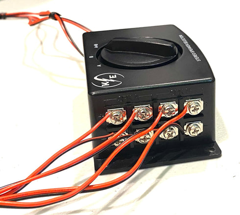 A/B A B A+B Stereo Speaker Selector Switcher Combiner 2 Way Black Box