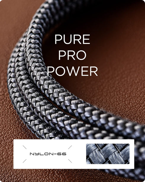 AINOPE 16.5FT USB C Fast Charging Cable, 3.1A, Right Angle, Durable Nylon Braided, Compatible with Galaxy S20/S10/S9/S8