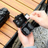 NP-FW50 NP-FZ100 NP-W235 LP-E5 Battery and SD Card Case, Water-Resistant & Shockproof DSLR Battery Holder Box