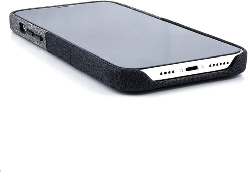 Dockem Wallet Case for iPhone 12 Pro Max - Built-in Metal Plate for Magnetic Mounting & 2 Credit Card Holders, Luxe M2