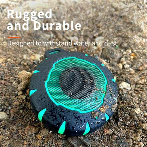 HEYSONG Waterproof Shower Bluetooth Speaker, Durable Portable Speaker with HD Sound, Wireless Outdoor Speaker for Pool,