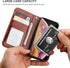 Bocasal Wallet Case for iPhone Xs/X, Card Holder PU Leather, Magnetic Detachable Kickstand, Shockproof Flip Cover