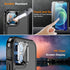 Temdan Non-Slip Shockproof Case for iPhone 12/12 Pro, 12 FT Military Grade Drop Protection with 2 Pack Glass Screen &