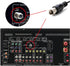 CHHLIUT 16ft FM Antenna for Stereo Receiver Magnetic Base, Coaxial Cable, Retractable, Perfect FM Reception for Home