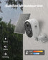 Aurumbach 5MP(3K) Detection,2.4GHz 2-Way Solar Security Camera Outdoor Wireless, Color Night Vision, Battery Powered