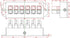 F-1011 6-Position 45A Power Pole Distribution Block Module, Connector Power Splitter Distributor Source Strip