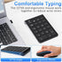 Rytaki 22 3 Set, 2.4GHz Wireless Number Pad and Mouse, Keys USB Keypad and Adjustable DPI Silent Mouse Numeric Pad