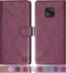 SUANPOT for Moto G Power 2021, RFID Blocking Leather Wallet Case, Flip Folio Book Phone Case Shockproof Cover for Women