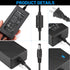 Facmogu DC 12V 3A Power Adapter - 100-240V AC to DC 12V 3A Power Supply with Barrel Connector