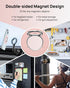 SODI 360 15 14 13 12 16 17 Magnetic Phone Ring Holder, Rotation Dual-Side Strong Magnet Phone Grip for Back of Phone