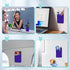 SHANSHUI Phone Card Holder, Silicone Wallet for Credit ID Business Card Pocket, 3 Pack Black Purple Blue