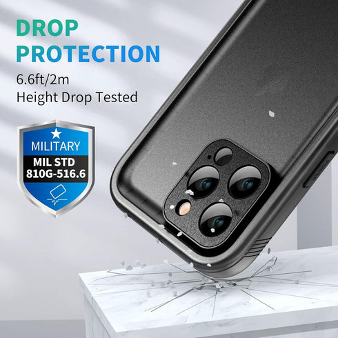 SPORTLINK iPhone 11 Pro Waterproof Case, Full Body Rugged Shockproof/Dustproof with Built-in Screen Protector for 5.8