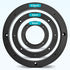 4 Inch Speaker Spacer Adapter Ring Mounting Bracket 4 PCS, Universal Fit 4 Plastic Speaker Ring Adapter