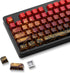 XVX 129 Keys PBT Dye Sub Keycap Set, Cherry Profile Custom Keycaps, Wave of Kanagawa Double Shot Keycaps for Mechanical