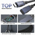 20ft 4K@60Hz 100W 10Gbps 3.2 Gen2 USB C Extension Cable Long, Upgraded Monitor & Charging & Data Transfer USB-C