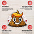 3PCS Potty Training Sticker | Funny Poop Emoji Sticker, Waterproof Vinyl Decals for Notebook, Water Bottles
