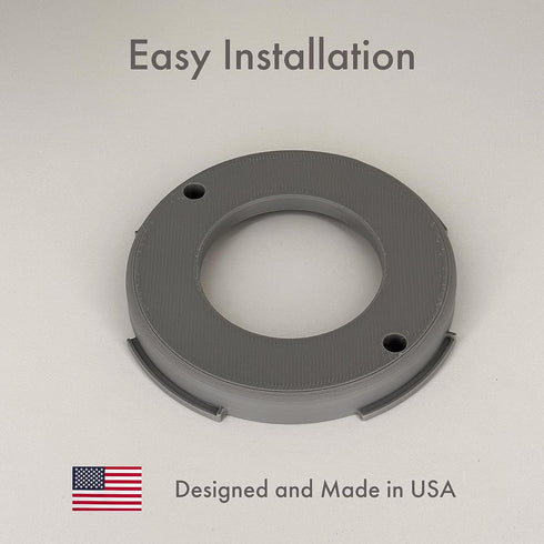 Wall Mount Replacement Plate - For Google Nest Outdoor Camera (Battery), Locking Collar for Magnetic Base (Wireless Cam