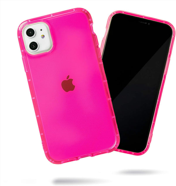 SteepLab Neon Highlighter Case for iPhone 11 (2019, 6.1" Screen) - Grippy Jelly Case with Protective Air Pockets