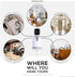 Screwless Wall Mount for Blink Mini Pan Tilt Camera, Easy Install Holder with Strong VHB Holder