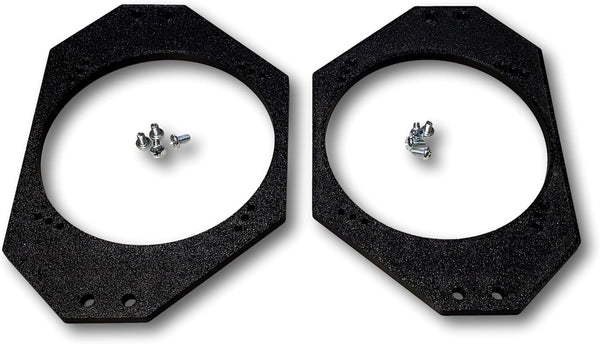 1 Pair - 4"x6" to 5.25" / Speaker Adapters Compatible with TJ LJ Jeep Wrangler - SPKBRK004