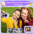 Rongta 1080P 3 4 5 6 7 8 Portable Instant Camera for Kids Print Photos Travel Digital Video Camera for Toddlers Year