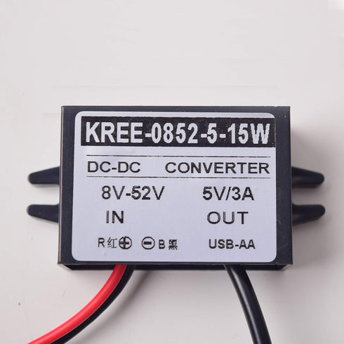 Auto Vehicle Direct Wire Charger, 12V 24V to 5V Dual USB Charging Cable for Dash Camera, Car DVR, GPS