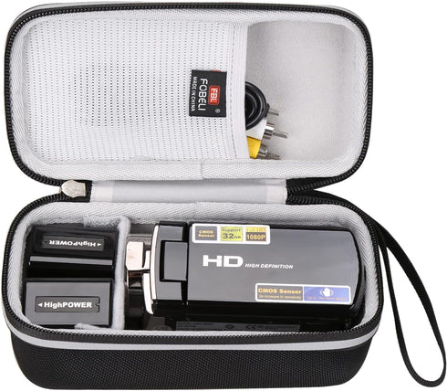 EVA Carrying Case Compatible with kimire/Kicteck/Sony HDRCX405/Canon VIXIA HF R800 R700 Video Camera Camcorder Digital Camera Recorder (Case Only)