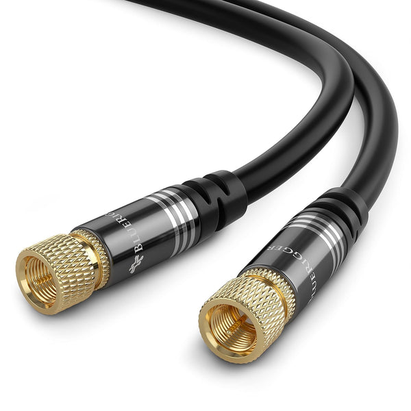 BlueRigger RG6 Digital Coaxial Audio Video Cable, 10FT, Triple Shielded